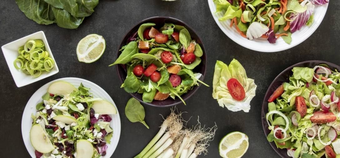 Forskellige salatanretninger