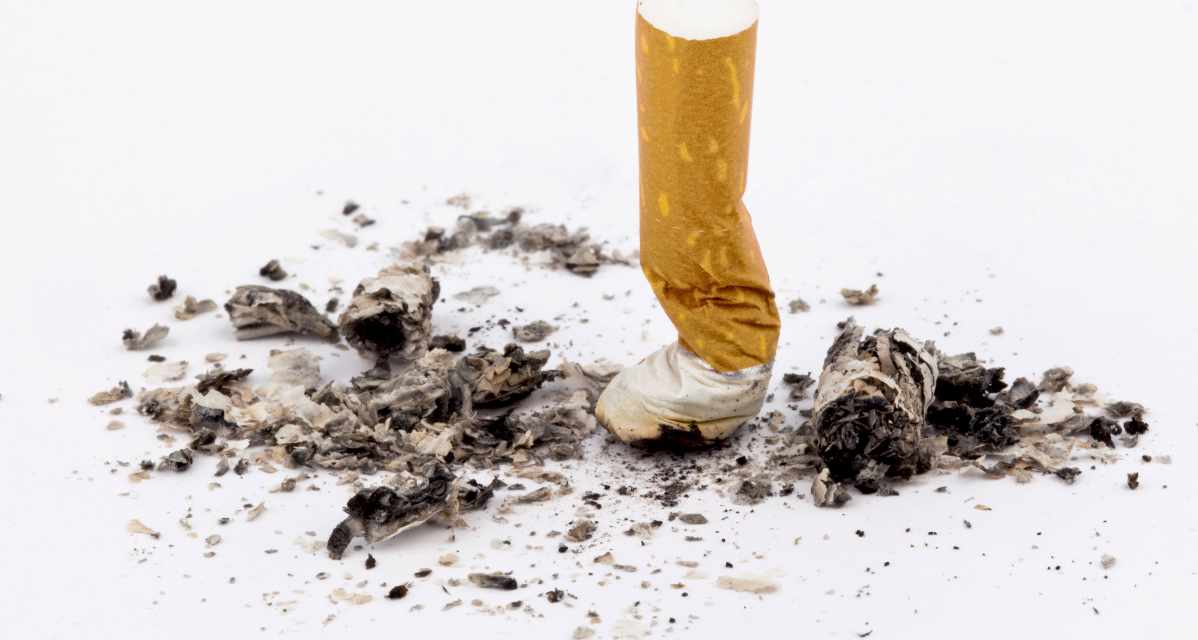 cigaret som er skoddet